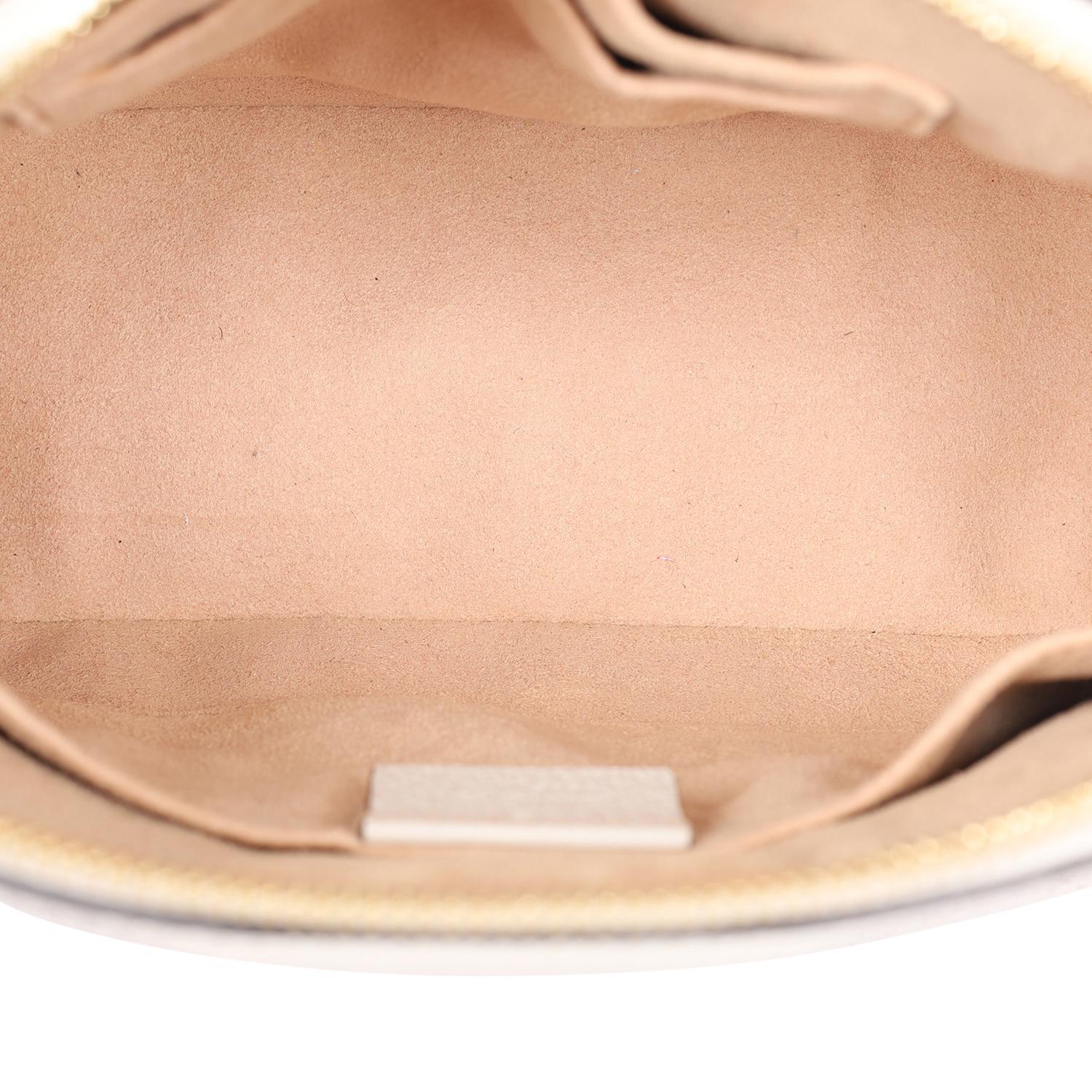 Gucci Ophidia Dome Supreme Shoulder Bag Leather White 6