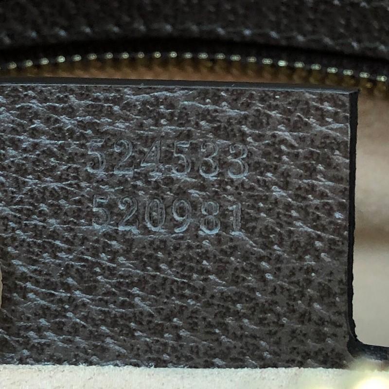 Gucci Ophidia Dome Top Handle Bag GG Coated Canvas Medium In Good Condition In NY, NY