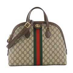 Gucci Ophidia Dome Top Handle Bag GG Coated Canvas Medium