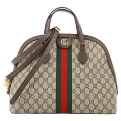 Gucci Ophidia Dome Top Handle Bag GG Coated Canvas Medium