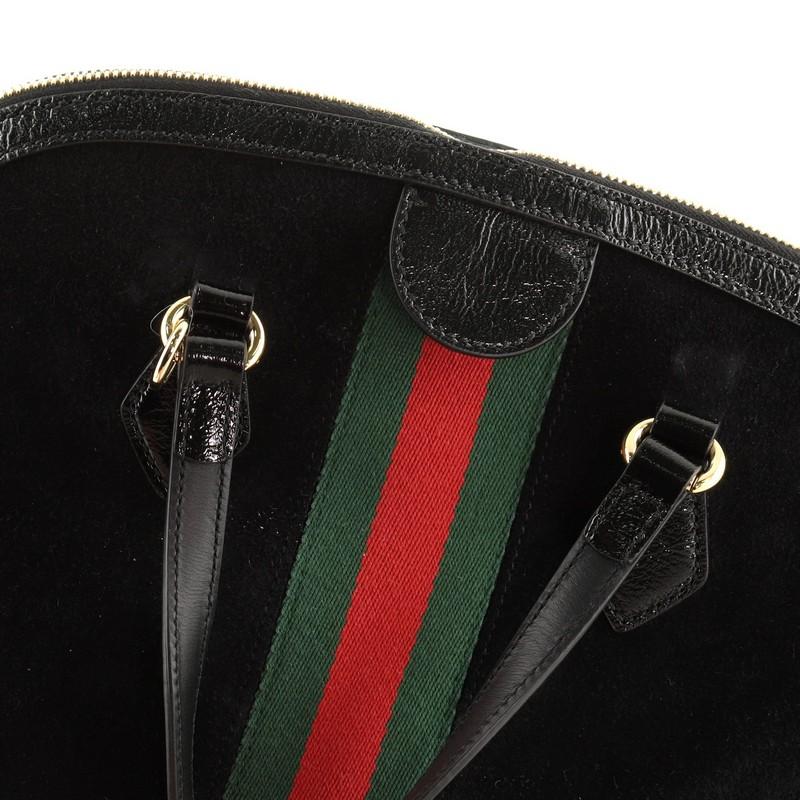 Gucci Ophidia Dome Top Handle Bag Suede Medium 2