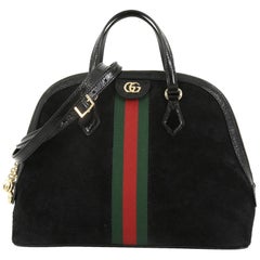 Gucci Ophidia Dome Top Handle Bag Suede Medium