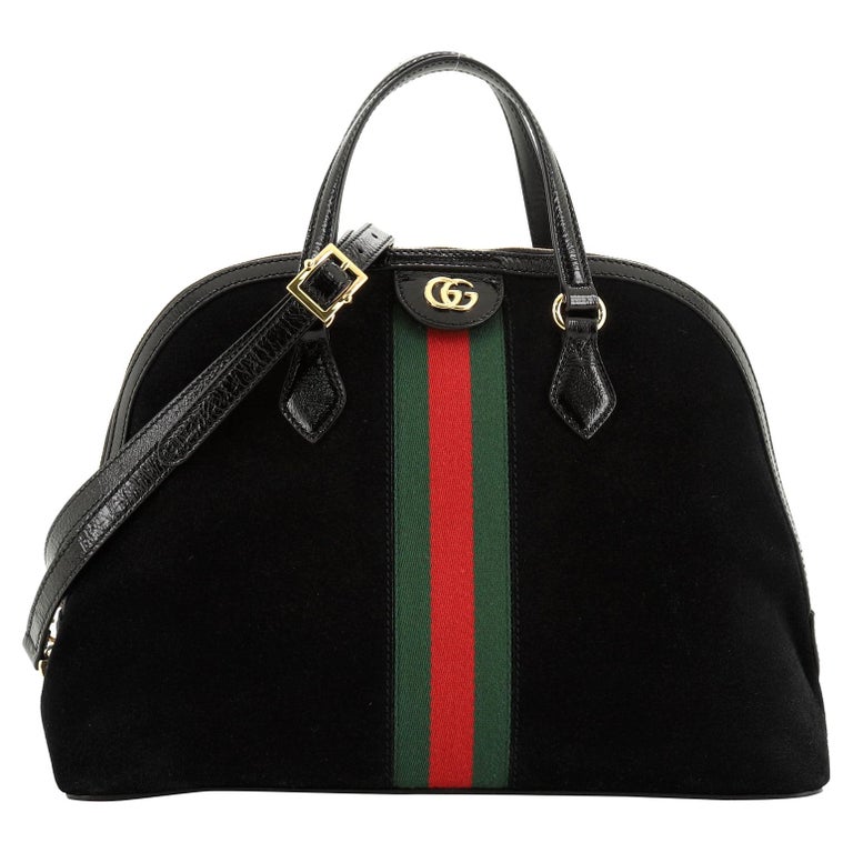Gucci Ophidia Dome Top Handle Bag Suede Medium at 1stDibs