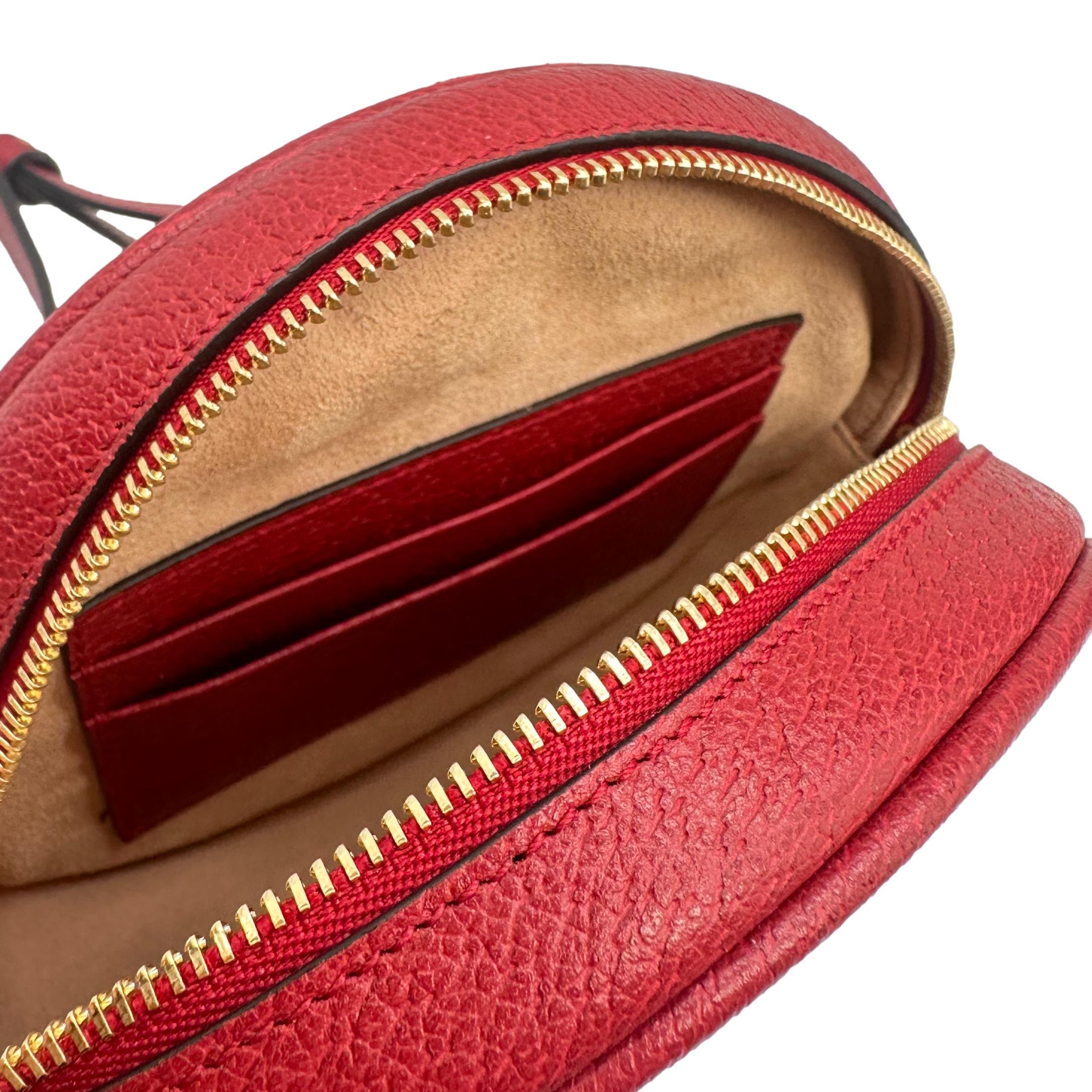 Mini sac à dos rond en cuir Gucci Ophidia Flora Motif GG, Cruise 2020. Unisexe en vente