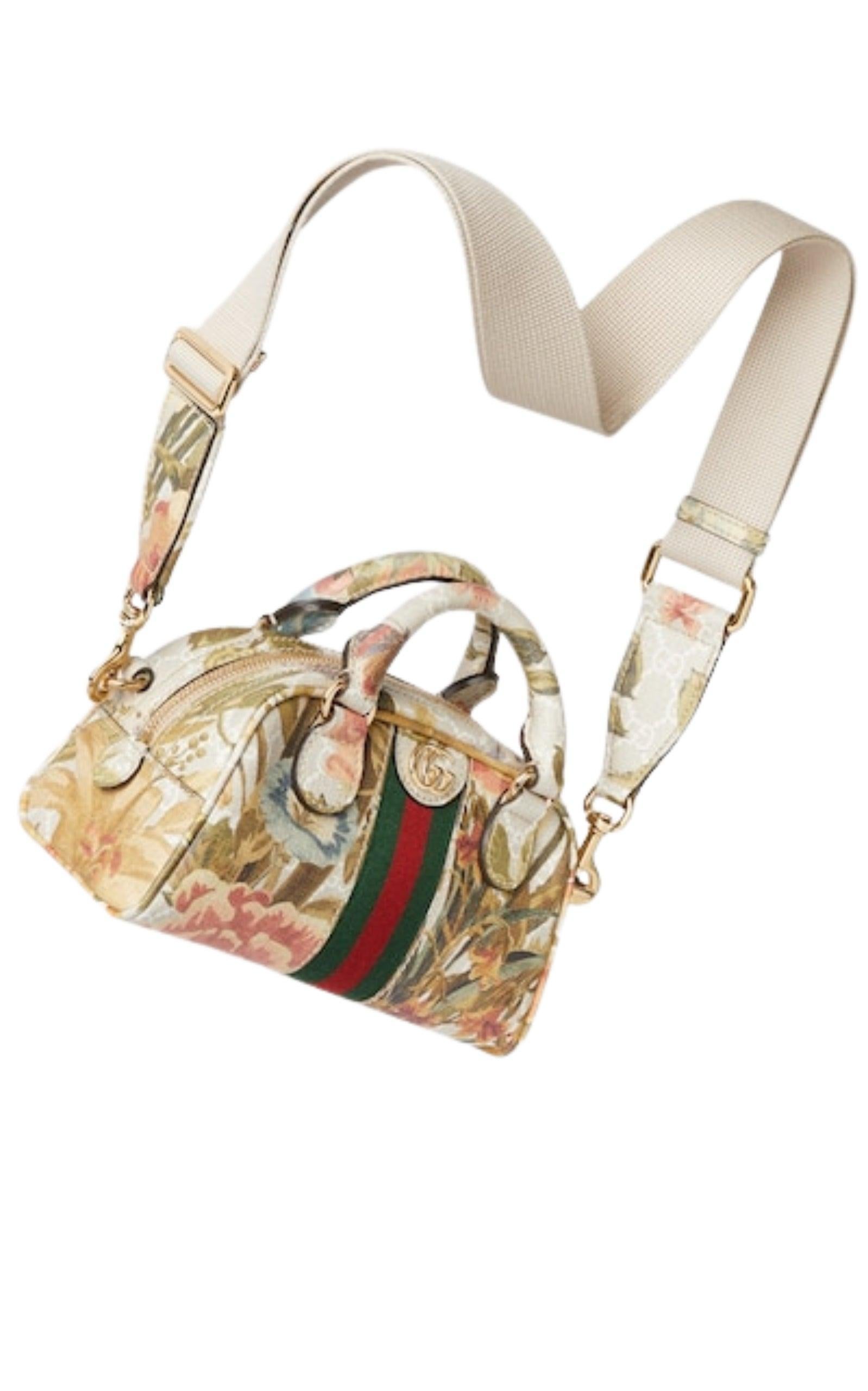 Gucci Ophidia GG Floral Shoulder Mini Bag For Sale 1