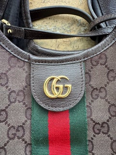 Gucci Ophidia GG Hobo Bag with Detachable Pouch – Brown Canvas & Leather