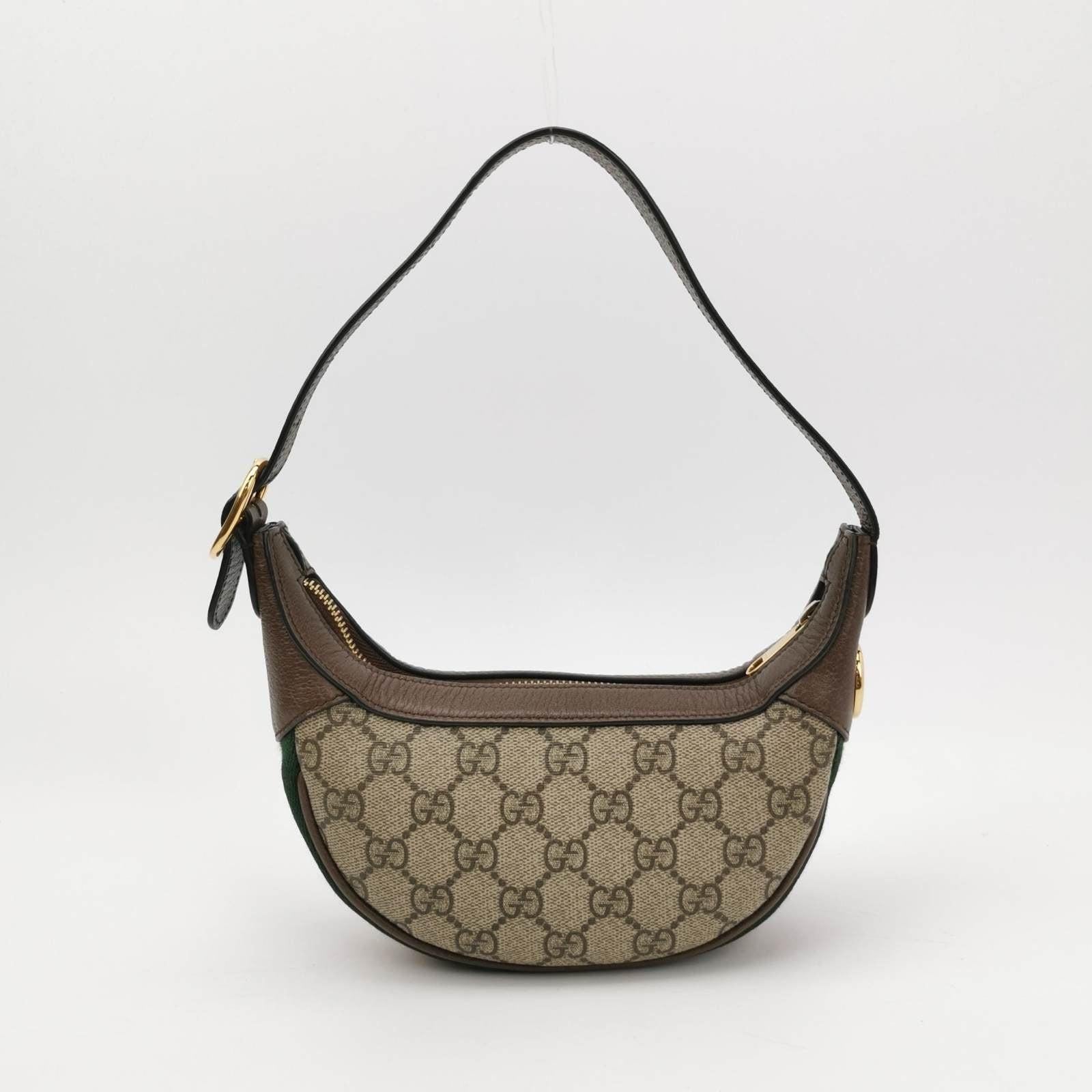Women's Gucci Ophidia GG Mini Beige/Ebony Monogram Shoulder Bag