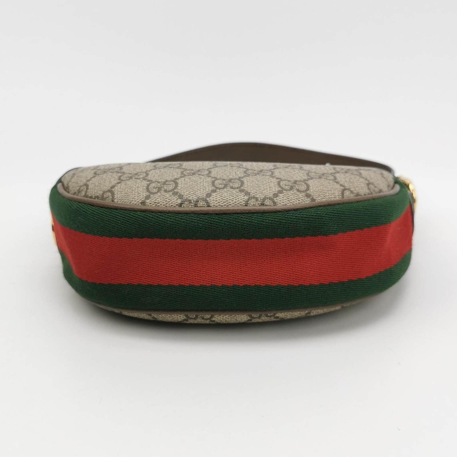 Gucci Ophidia GG Mini Beige/Ebony Monogram Shoulder Bag 3
