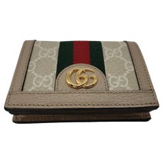 Gucci Ophidia GG Supreme Canvas Card Case Wallet