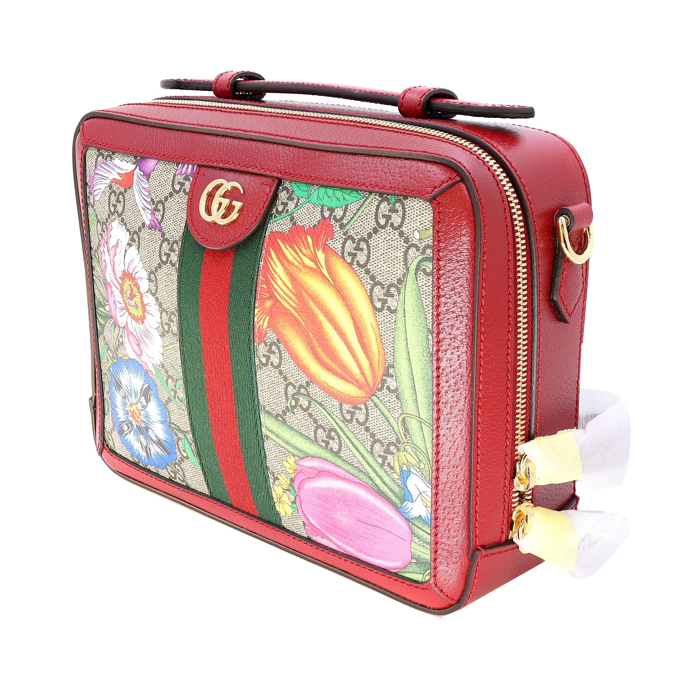 gucciladies ophidia gg flora shoulder bag