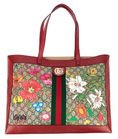 Gucci Ophidia GG Supreme Floral Medium Tote NEW
