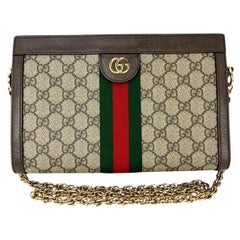 Gucci Ophidia GG Supreme Small Web Chain Shoulder Bag