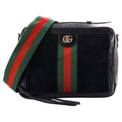 Gucci Ophidia Handle Shoulder Bag Suede Small