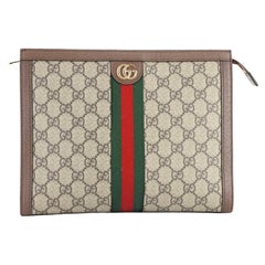 Gucci Ophidia Pouch GG Coated Canvas Medium