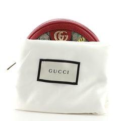 Gucci Ophidia Runder Rucksack Flora GG aus beschichtetem Segeltuch Mini