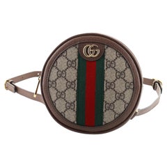 Gucci Ophidia Round Backpack GG Coated Canvas Mini