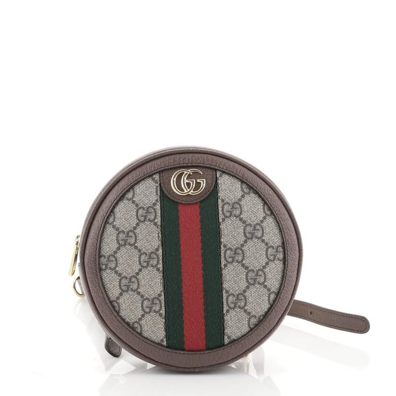 Gucci Ophidia Round Backpack GG Coated 