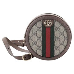 Gucci Ophidia Round Backpack GG Coated Canvas Mini