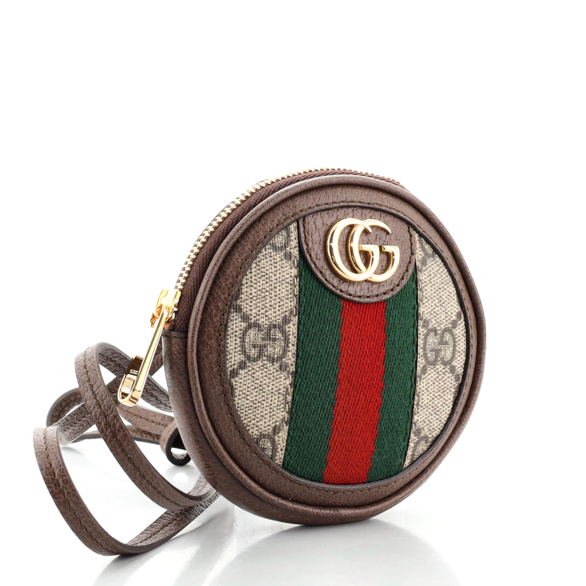 gucci ophidia coated-canvas pouch