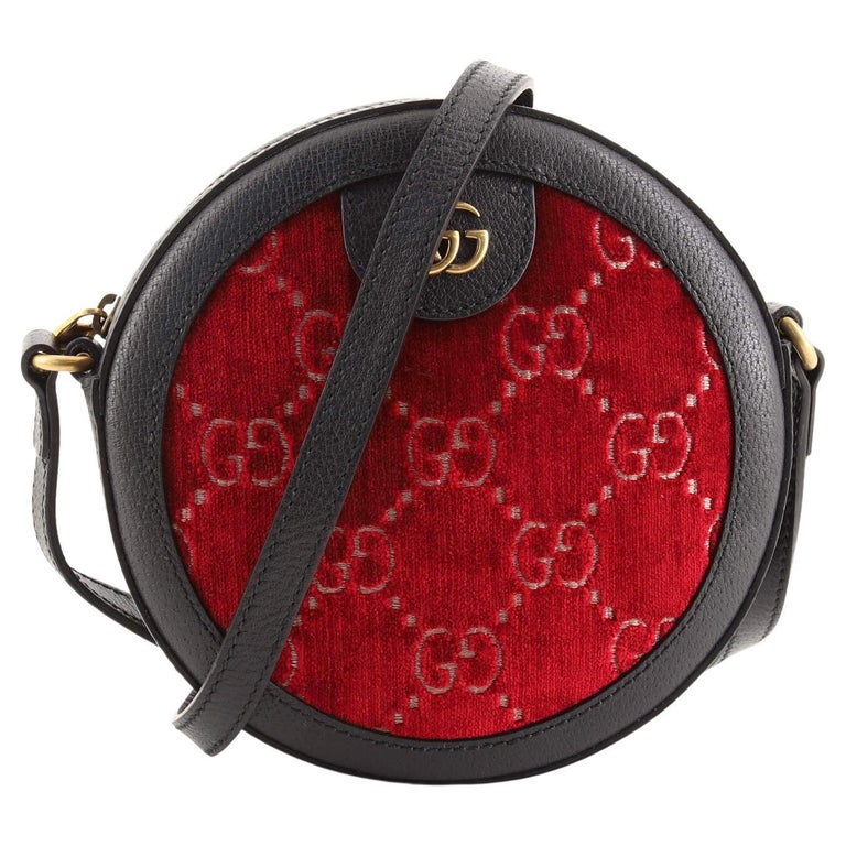 OPHIDIA GG MINI 20 BAG IN LIGHT PINK CANVAS AND CALFSKIN