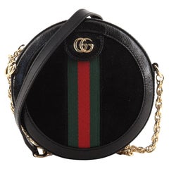 Gucci Ophidia Round Shoulder Bag Suede Mini