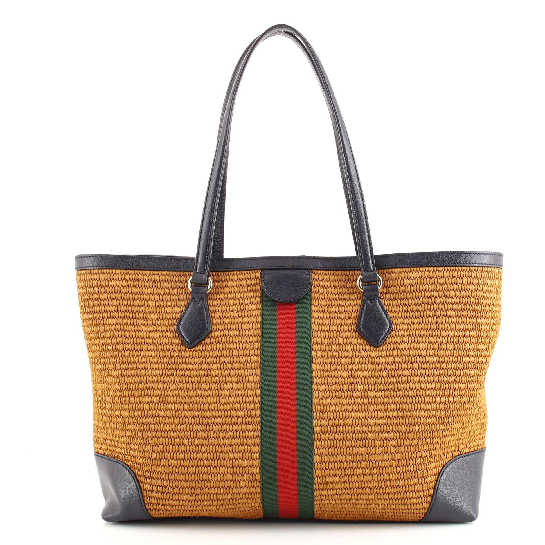gucci straw bag