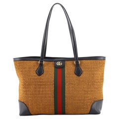 Gucci Ophidia Shopping Tote Straw Medium