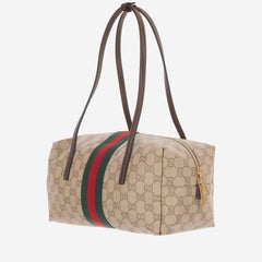 Gucci Ophidia Shoulder Bag — Beige