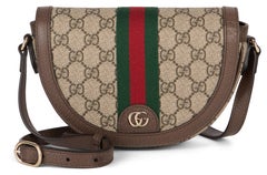Gucci Ophidia Shoulder Bag — Beige