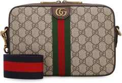 Gucci Ophidia Shoulder Bag — Beige