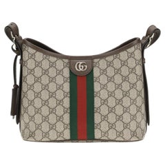 Gucci Ophidia Shoulder Bag — Beige