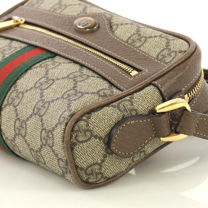 Women's Gucci Ophidia Shoulder Bag GG Coated Canvas Mini