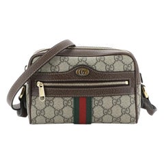 Used Gucci Ophidia Shoulder Bag GG Coated Canvas Mini