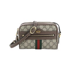 Used Gucci Ophidia Shoulder Bag GG Coated Canvas Mini