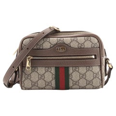 Gucci Ophidia Shoulder Bag GG Coated Canvas Mini