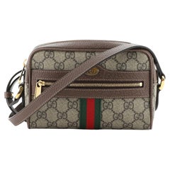 Gucci Ophidia Shoulder Bag GG Coated Canvas Mini