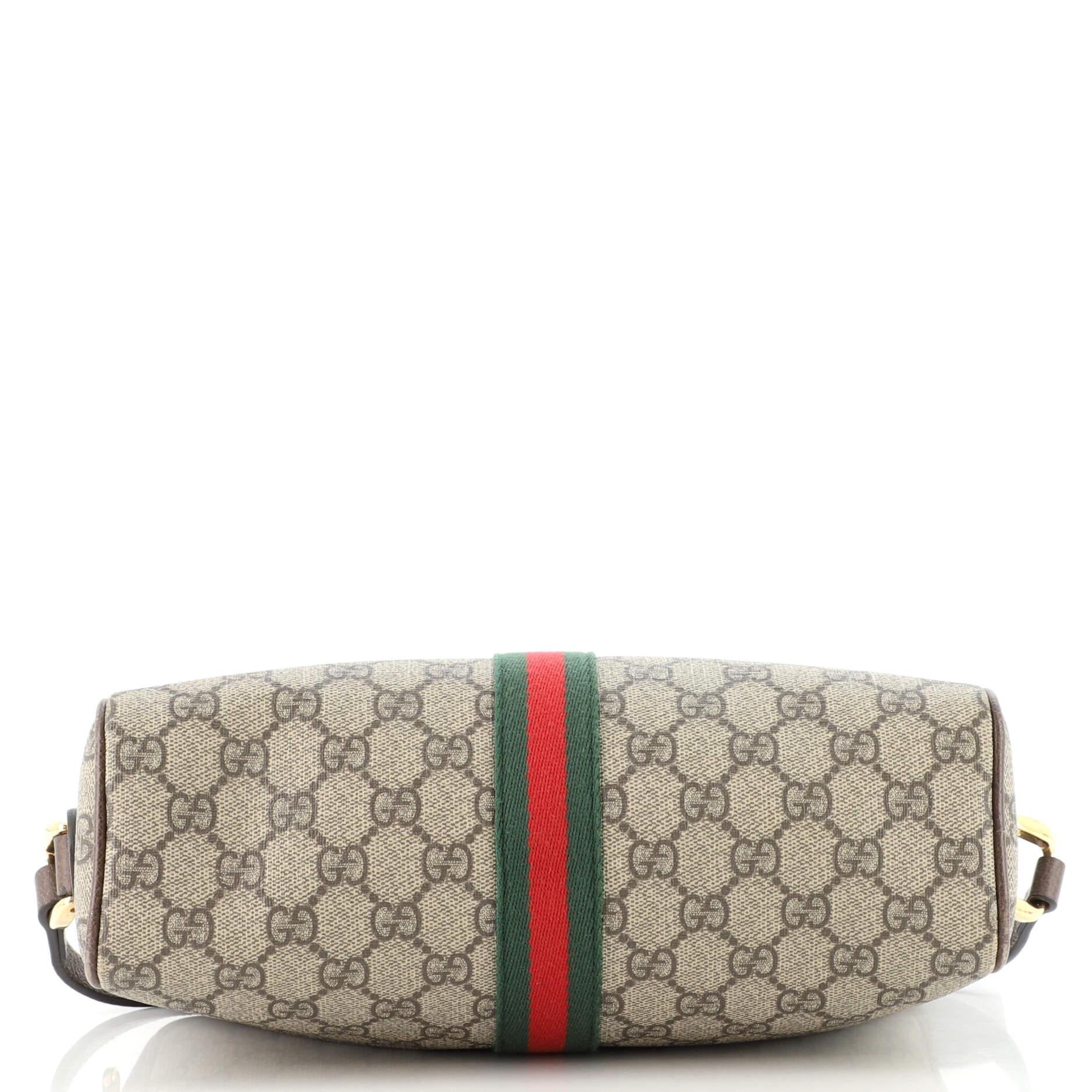 Gucci Ophidia Shoulder Bag GG Coated Canvas Small In Good Condition In NY, NY