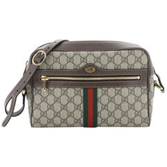 Gucci Ophidia Shoulder Bag GG Coated Canvas Small