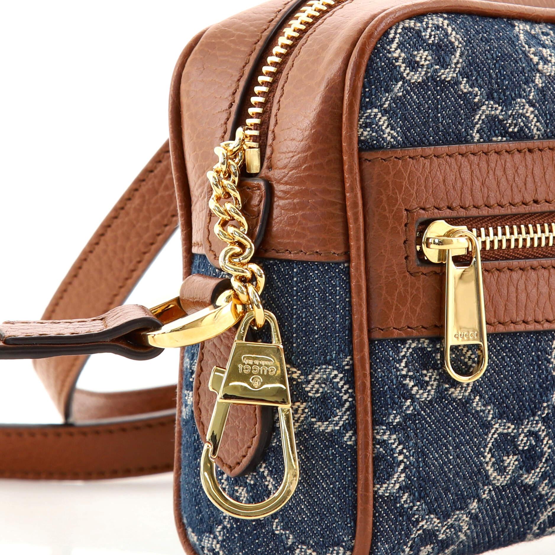 Gucci Ophidia Shoulder Bag GG Denim Mini 1