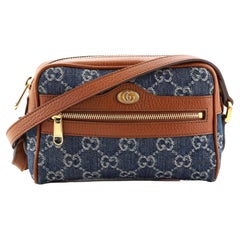 Gucci Ophidia Shoulder Bag GG Denim Mini