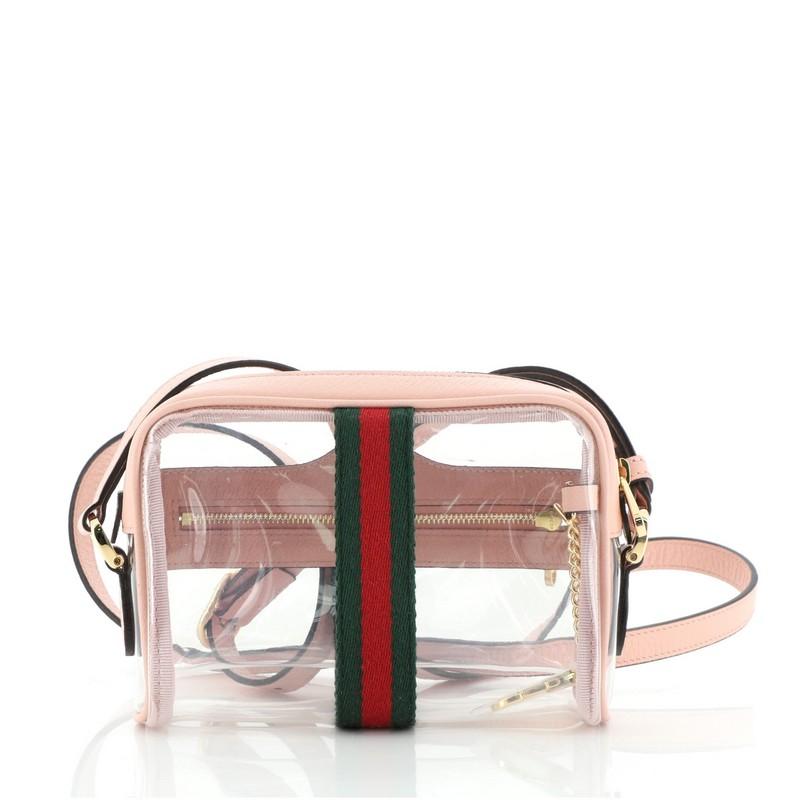 Gucci Ophidia Shoulder Bag PVC Mini In Good Condition In NY, NY