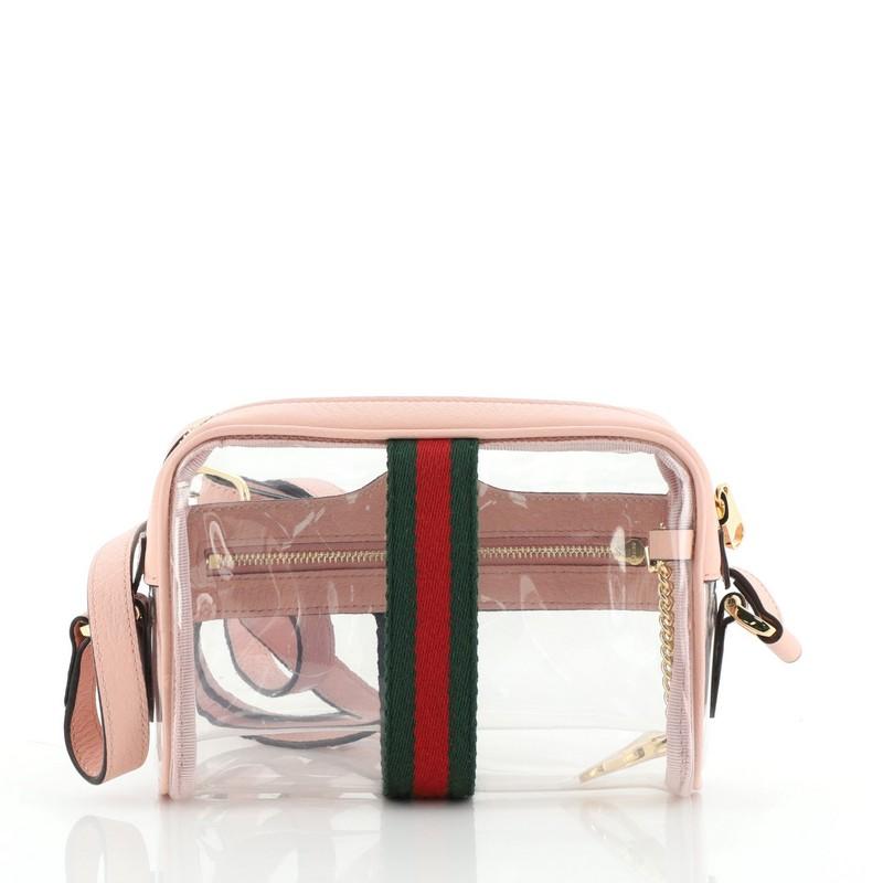 Beige Gucci Ophidia Shoulder Bag PVC Mini