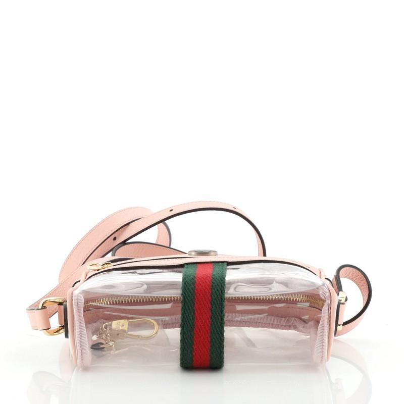 Gucci Ophidia Shoulder Bag PVC Mini In Good Condition In NY, NY