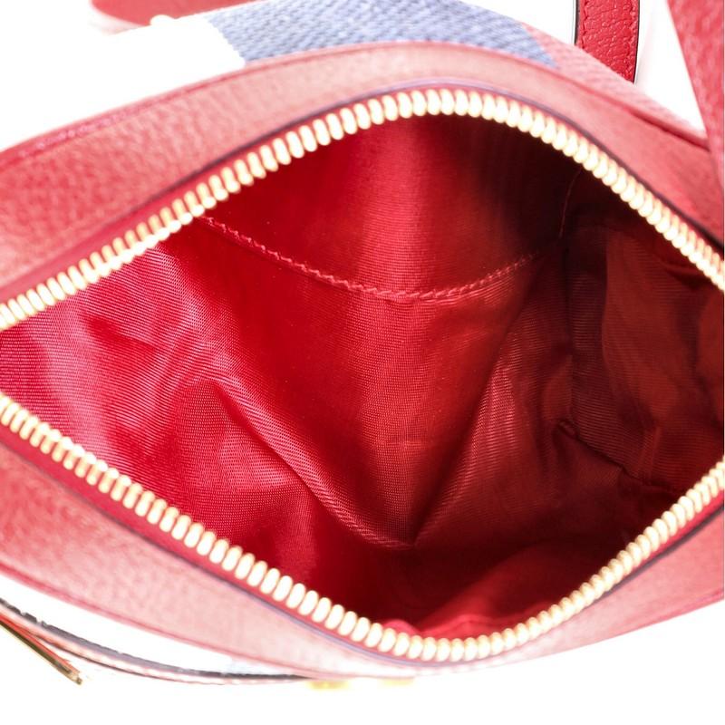 Gucci Ophidia Shoulder Bag Striped Canvas Mini 1