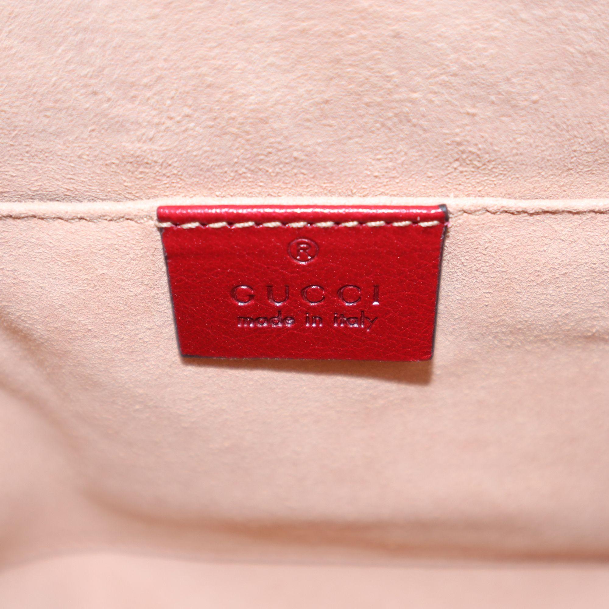 Gucci Ophidia Small Blue and Red Suede Shoulder Bag 499621 2