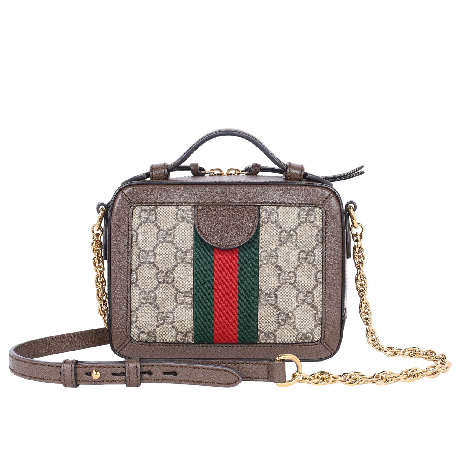 Gucci Ophidia small crossbody bag with Web Brown 1