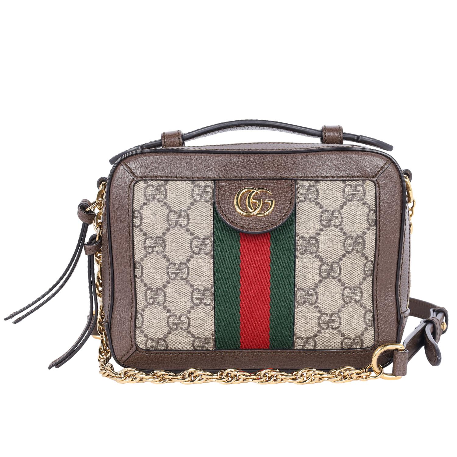 Gucci Ophidia small crossbody bag with Web Brown 4