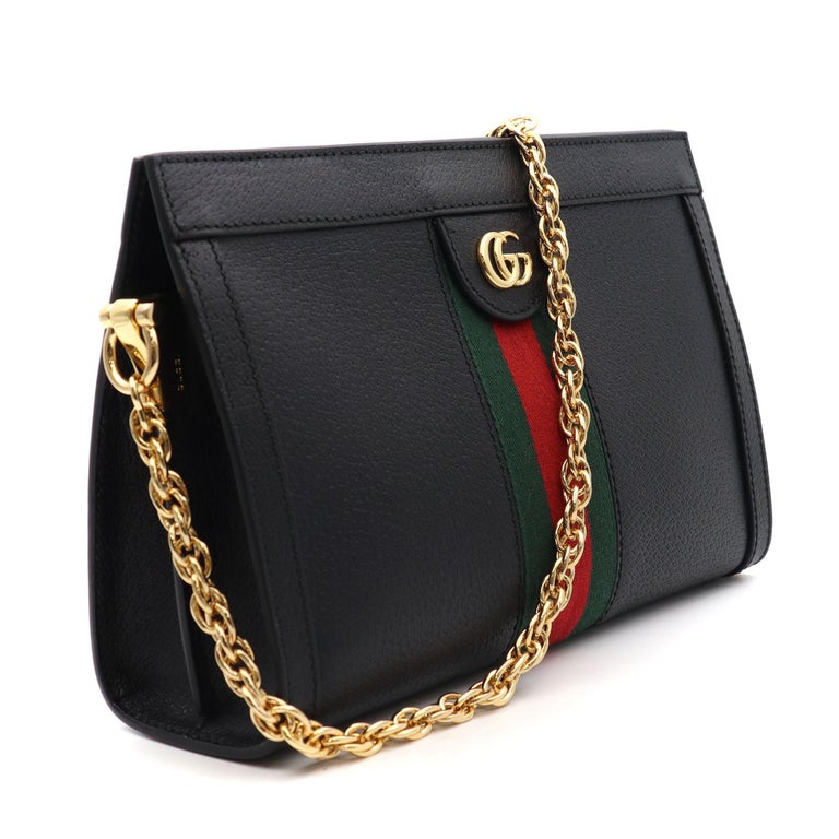 Gucci Double G Braided Strap Leather Crossbody Bag (SHG-deDhdC