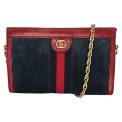 Gucci Ophidia Small Suede Leather Chain Shoulder Bag
