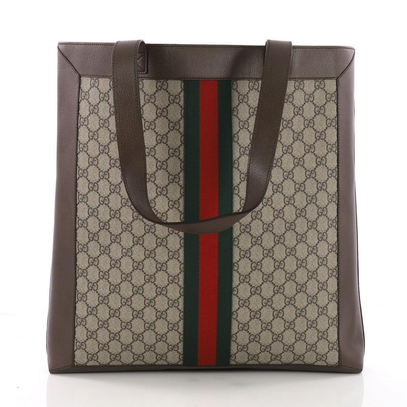 Women's or Men's Gucci Ophidia Soft Open Tote GG Coated Canvas Large